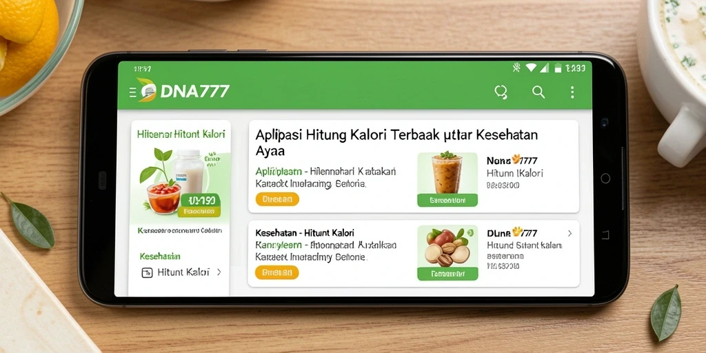 Antarmuka pengguna aplikasi DNA777 yang menarik dan fungsional.