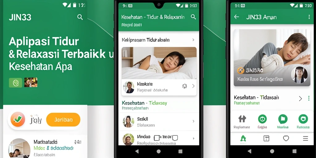 Tampilan antarmuka JIN33 yang ramah pengguna dan menenangkan.