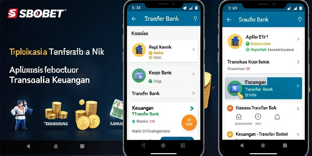 Antarmuka aplikasi SBOBET yang sederhana dan efisien untuk Transfer Bank.