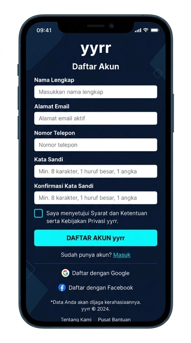 Panduan Lengkap Cara Registrasi Akun yyrr